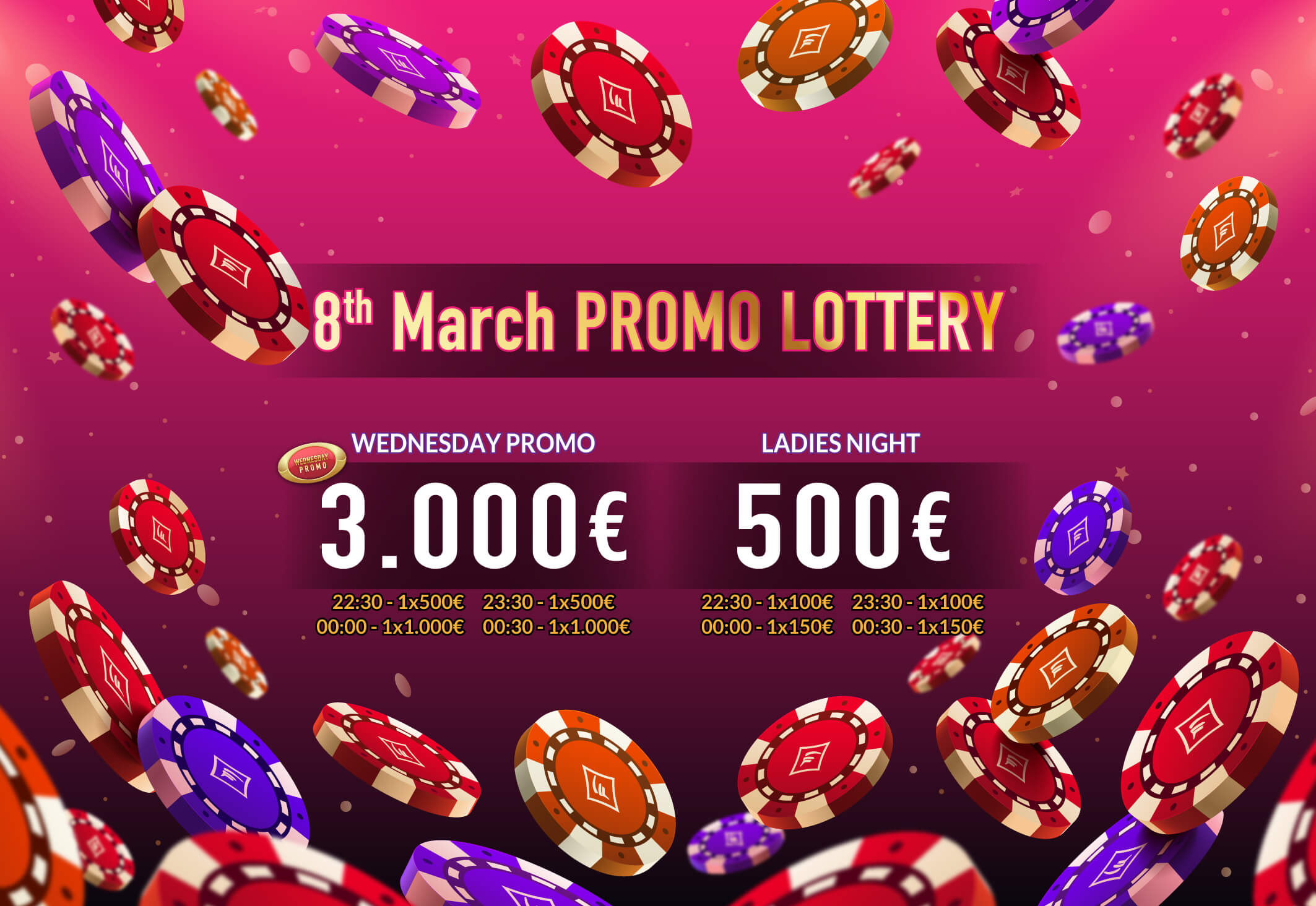 8th MARCH PROMO LOTTERY
